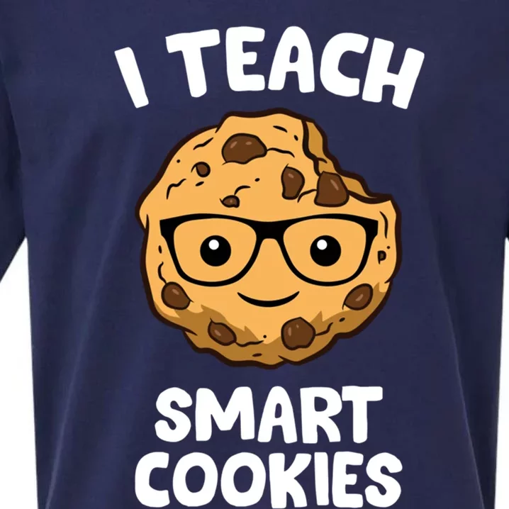 Cookie Teacher I Teach Smart Cookies Cute Teacher Gift Sueded Cloud Jersey T-Shirt