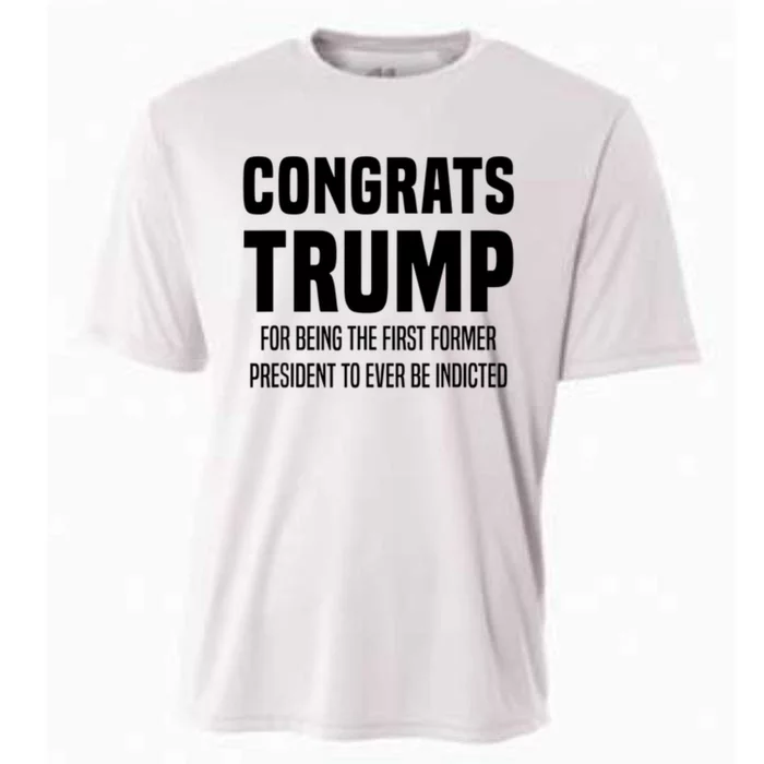 Congrats Trump Indicted Cooling Performance Crew T-Shirt