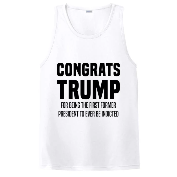 Congrats Trump Indicted Performance Tank