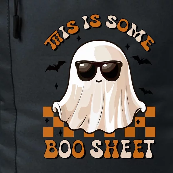 CUTE This Is Some Boo Sheet Ghost Funny Halloween Gifts Daily Commute Backpack