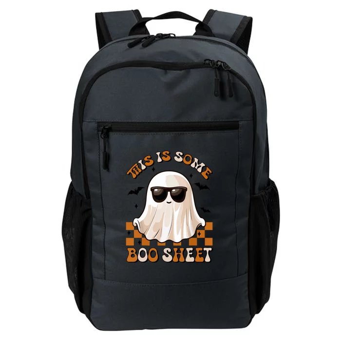 CUTE This Is Some Boo Sheet Ghost Funny Halloween Gifts Daily Commute Backpack