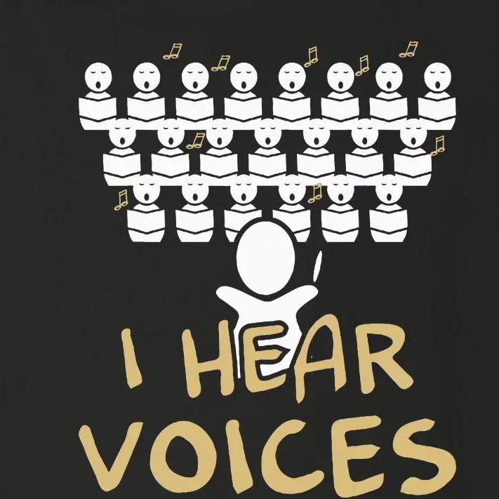 Choir Teacher I Hear Voices Funny Chorister Toddler Long Sleeve Shirt