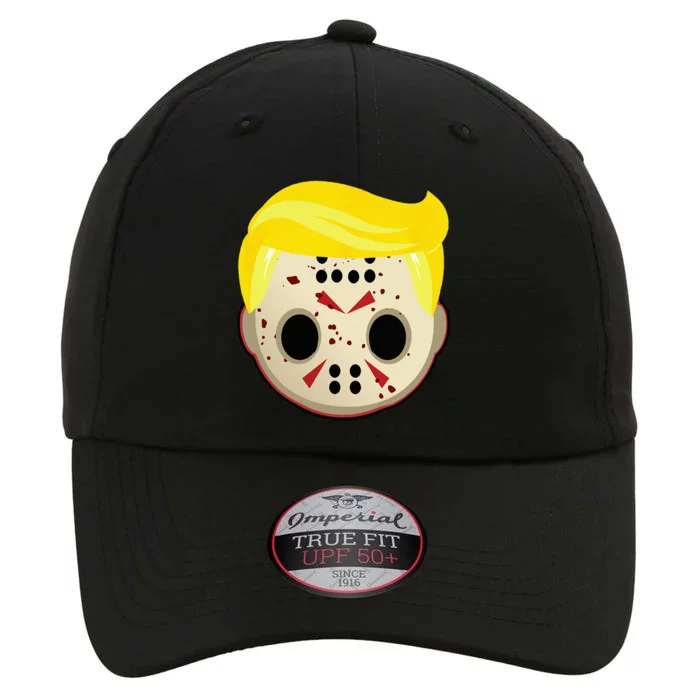 Cute Trump In Hockey Mask Funny Halloween Horror The Original Performance Cap