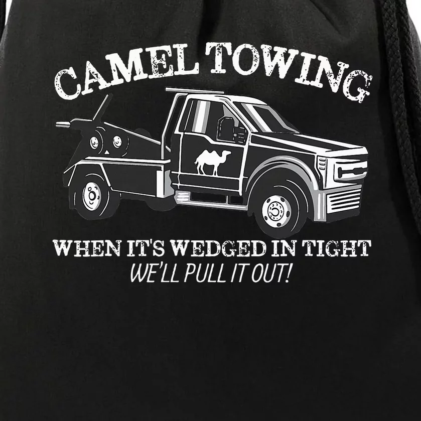 Camel Towing Inappropriate Humor Adult Humor Camel Towing Drawstring Bag