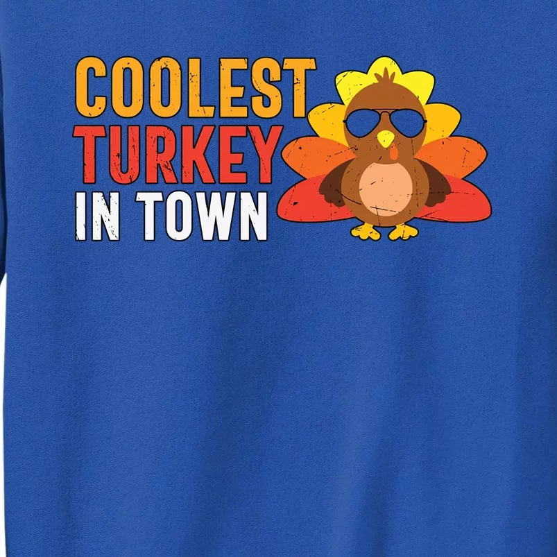 Coolest Turkey In Town Thanksgiving Family Matching Cute Gift Sweatshirt