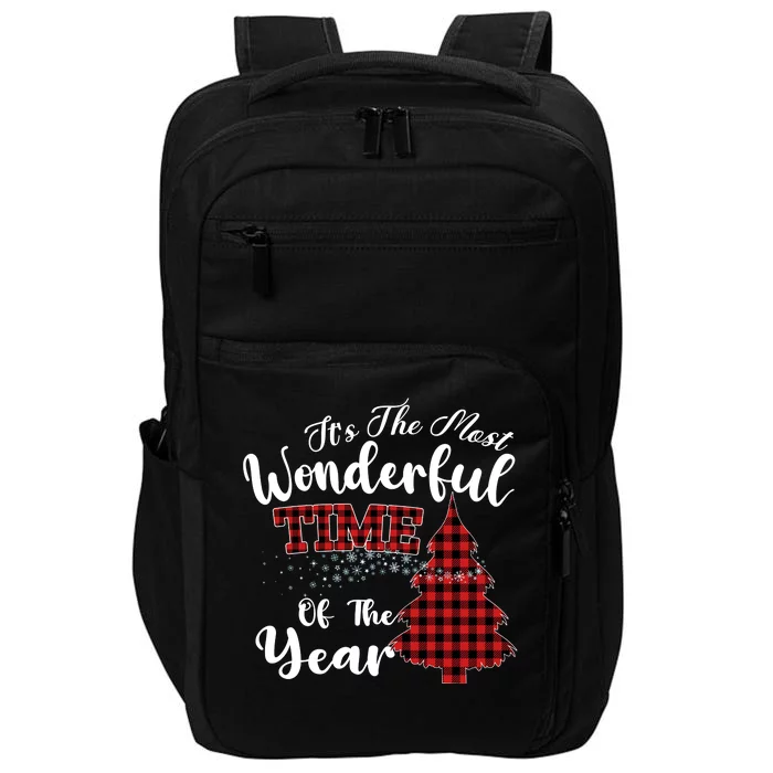 Christmas Trees It's The Most Wonderful Time Of The Year Impact Tech Backpack