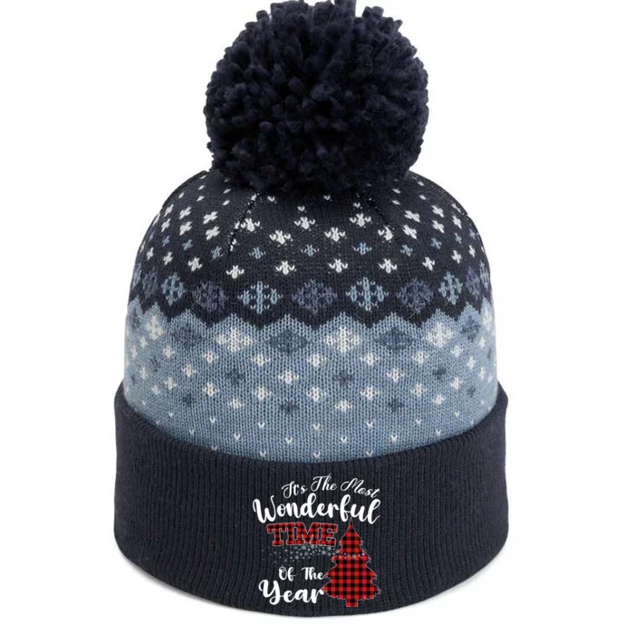 Christmas Trees It's The Most Wonderful Time Of The Year The Baniff Cuffed Pom Beanie