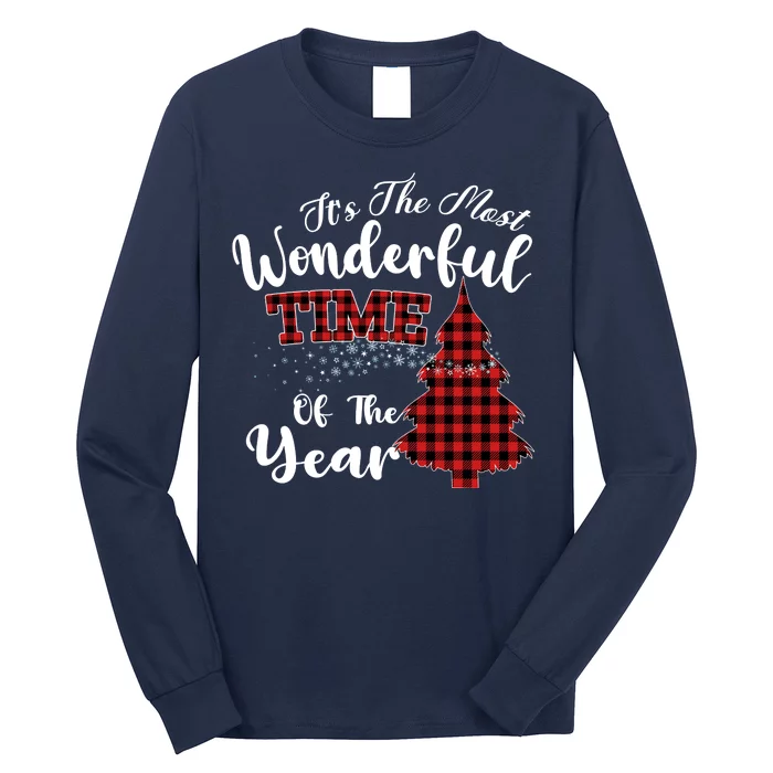 Christmas Trees It's The Most Wonderful Time Of The Year Long Sleeve Shirt