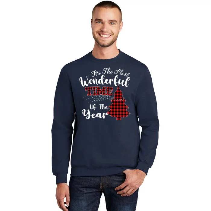 Christmas Trees It's The Most Wonderful Time Of The Year Tall Sweatshirt