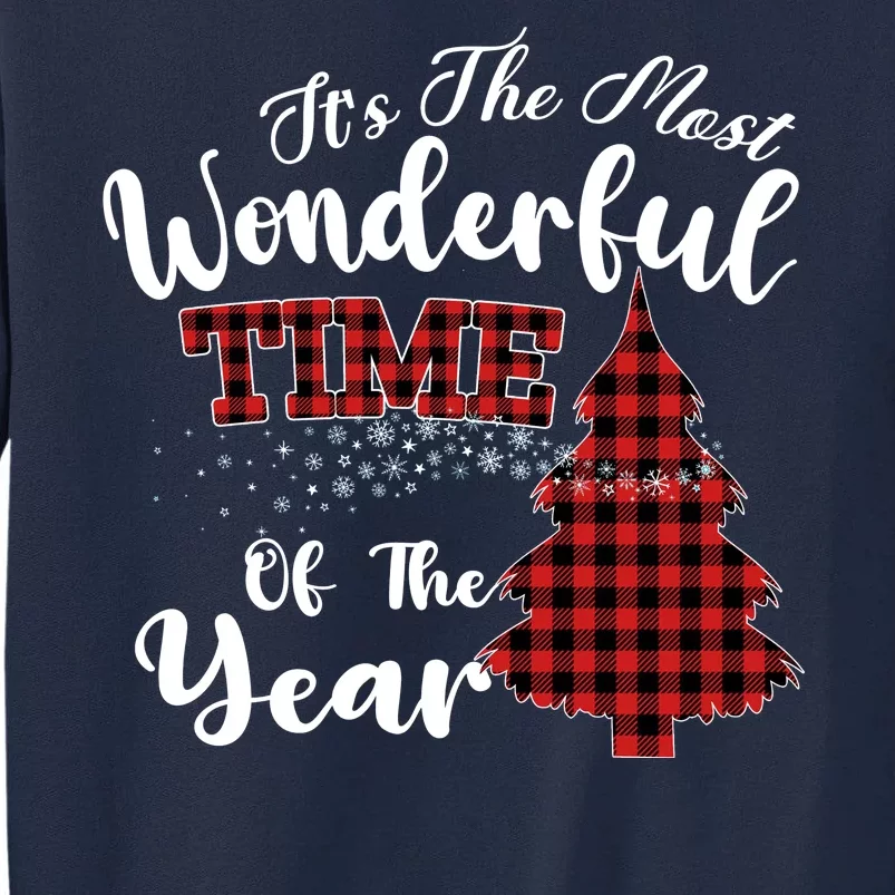 Christmas Trees It's The Most Wonderful Time Of The Year Tall Sweatshirt