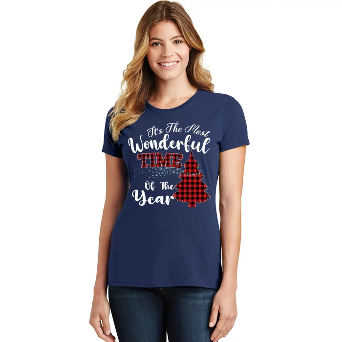 Christmas Trees It's The Most Wonderful Time Of The Year Women's T-Shirt