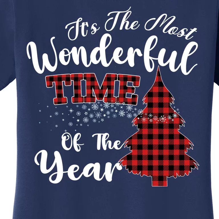 Christmas Trees It's The Most Wonderful Time Of The Year Women's T-Shirt