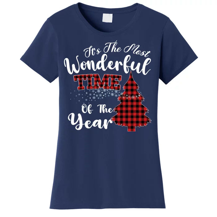 Christmas Trees It's The Most Wonderful Time Of The Year Women's T-Shirt