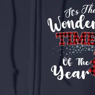 Christmas Trees It's The Most Wonderful Time Of The Year Full Zip Hoodie