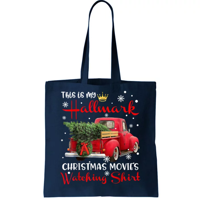 Christmas This Is My Hallmãrks Movie Watching Costume Tote Bag