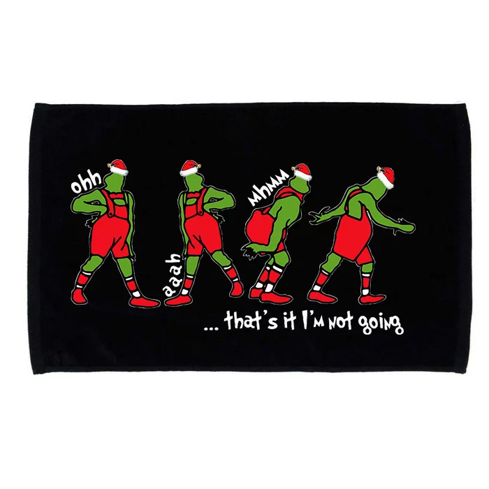 Christmas Thats It Im Not Going Microfiber Hand Towel