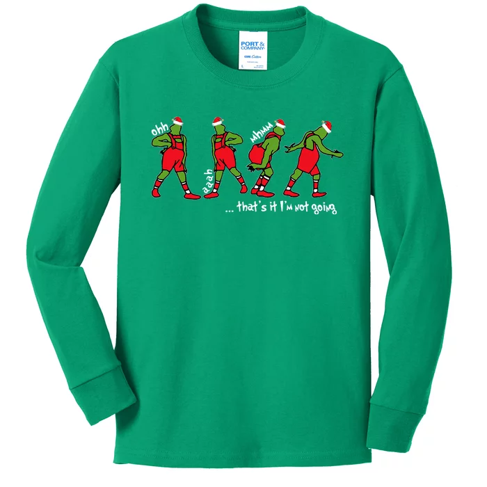 Christmas Thats It Im Not Going Kids Long Sleeve Shirt