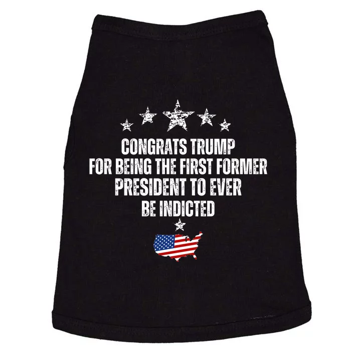 Congrats Trump Indicted, Funny Trump Indictment Doggie Tank