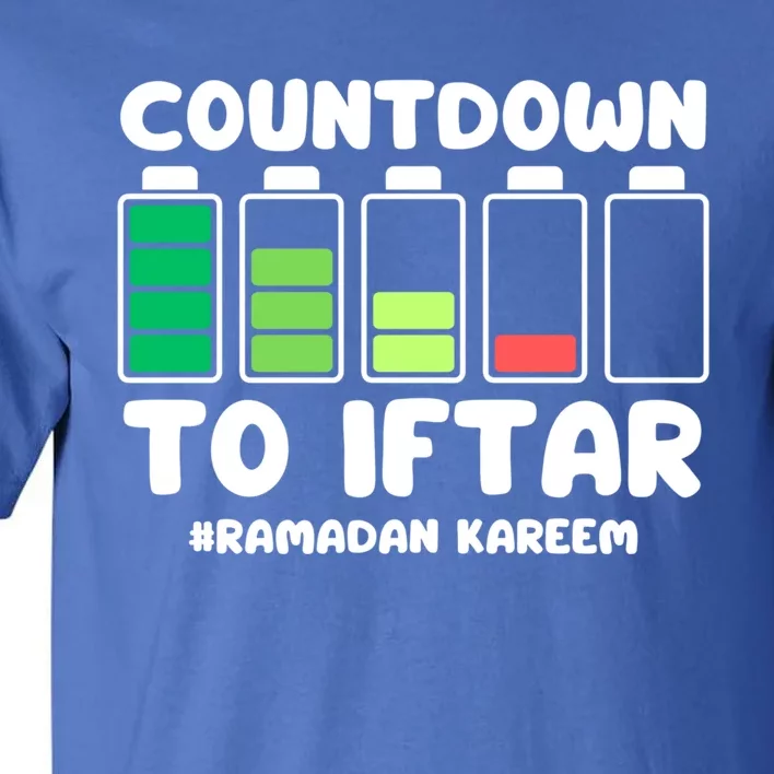 Countdown To Iftar Funny Ramadan Ramadan Mubarak Kareem Gift Tall T-Shirt