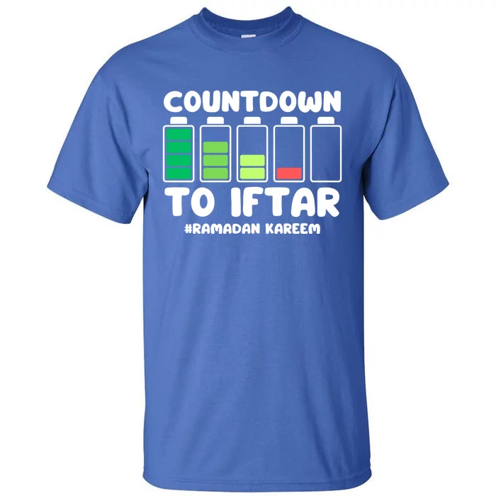 Countdown To Iftar Funny Ramadan Ramadan Mubarak Kareem Gift Tall T-Shirt