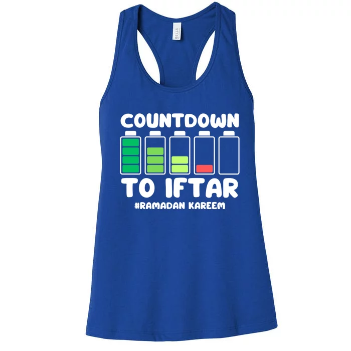 Countdown To Iftar Funny Ramadan Ramadan Mubarak Kareem Gift Women's Racerback Tank