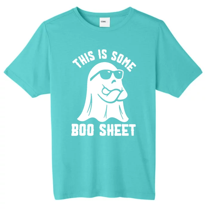 Cute This Is Some Boo Sheet Halloween Funny Ghost Gift ChromaSoft Performance T-Shirt