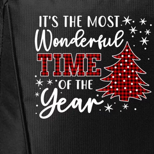 Christmas Trees ItS The Most Wonderful Time Of The Year City Backpack