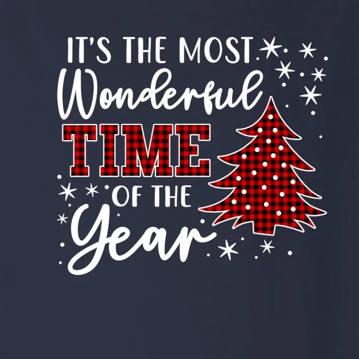 Christmas Trees ItS The Most Wonderful Time Of The Year Toddler Long Sleeve Shirt