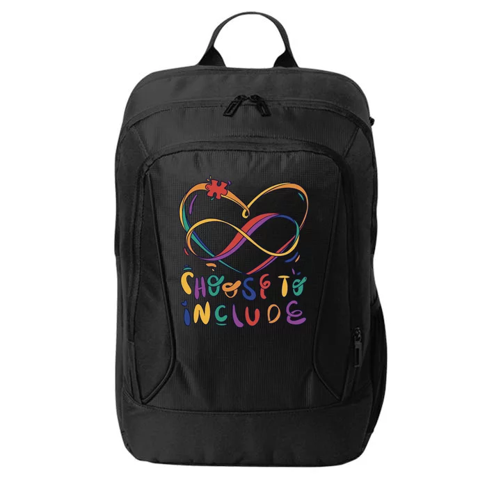 Choose To Include Autism Awareness City Backpack