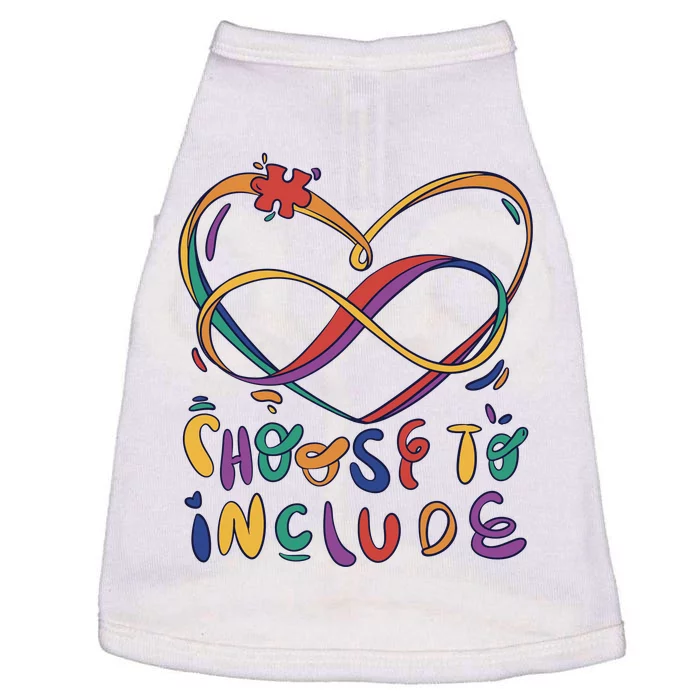 Choose To Include Autism Awareness Doggie Tank