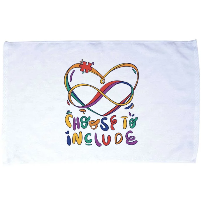 Choose To Include Autism Awareness Microfiber Hand Towel