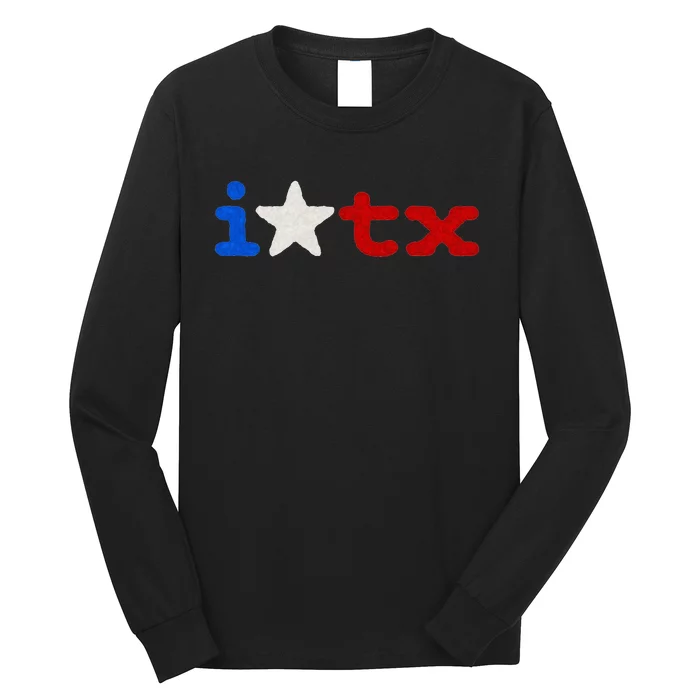 Cute Texas  I love Texas Real Proud Texan Long Sleeve Shirt