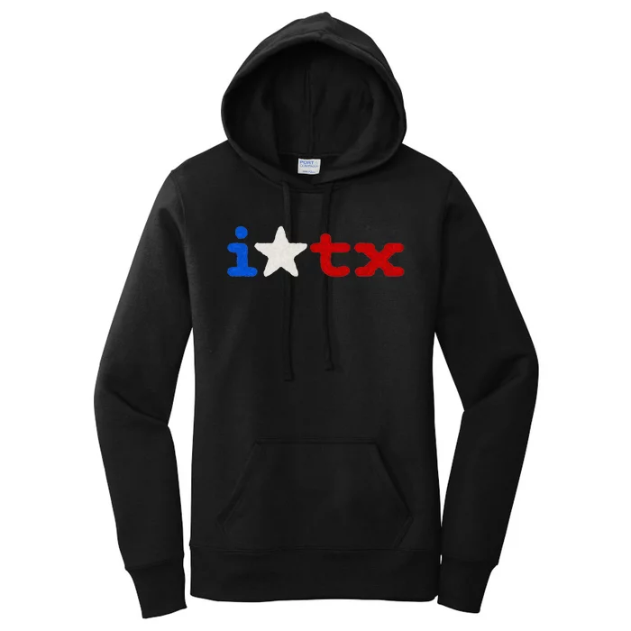 Cute Texas  I love Texas Real Proud Texan Women's Pullover Hoodie