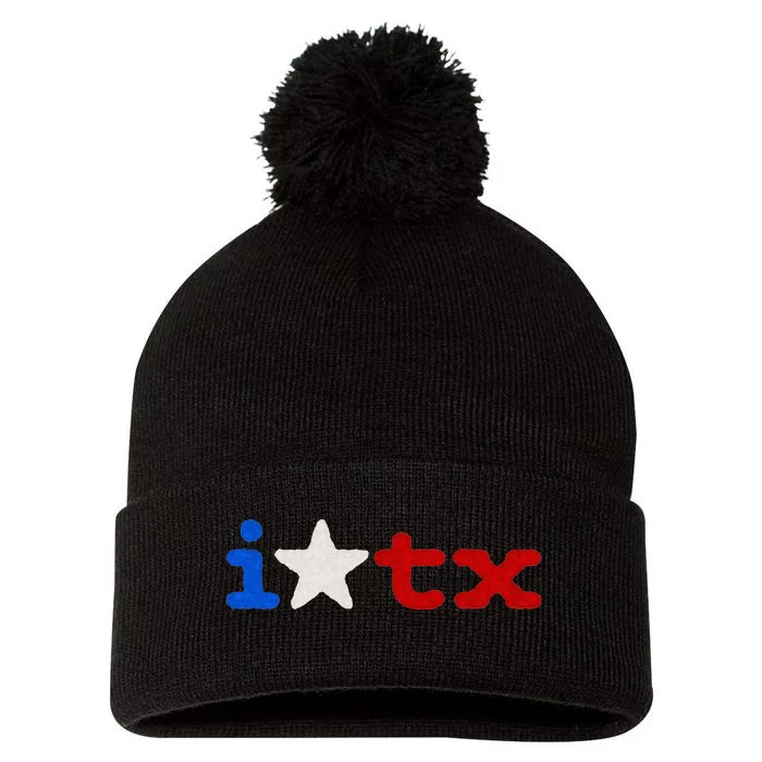 Cute Texas  I love Texas Real Proud Texan Pom Pom 12in Knit Beanie