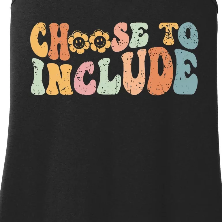 Choose To Include For Autism Teacher Special Education SPED Ladies Essential Tank