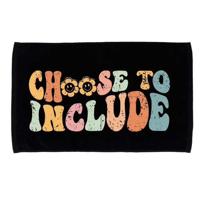 Choose To Include For Autism Teacher Special Education SPED Microfiber Hand Towel