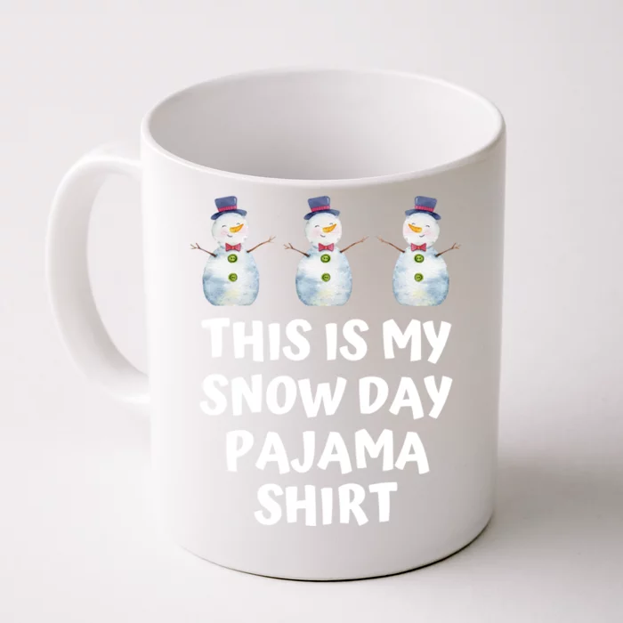 Christmas This Is My Snow Day Pajama Cute Gift Front & Back Coffee Mug