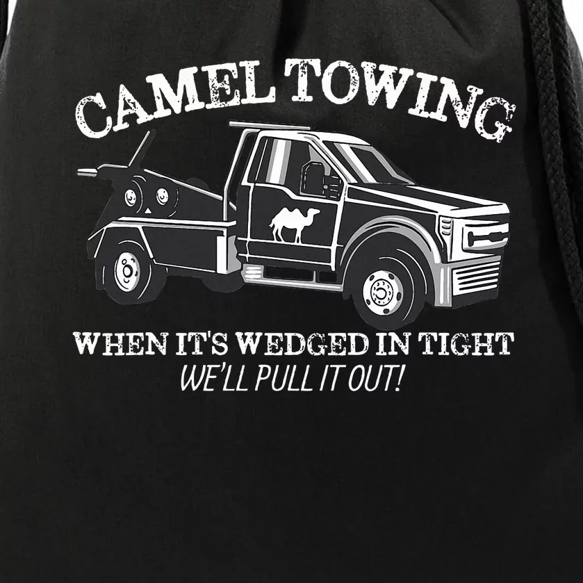 Camel Towing Inappropriate Humor Humor Camel Towing Drawstring Bag