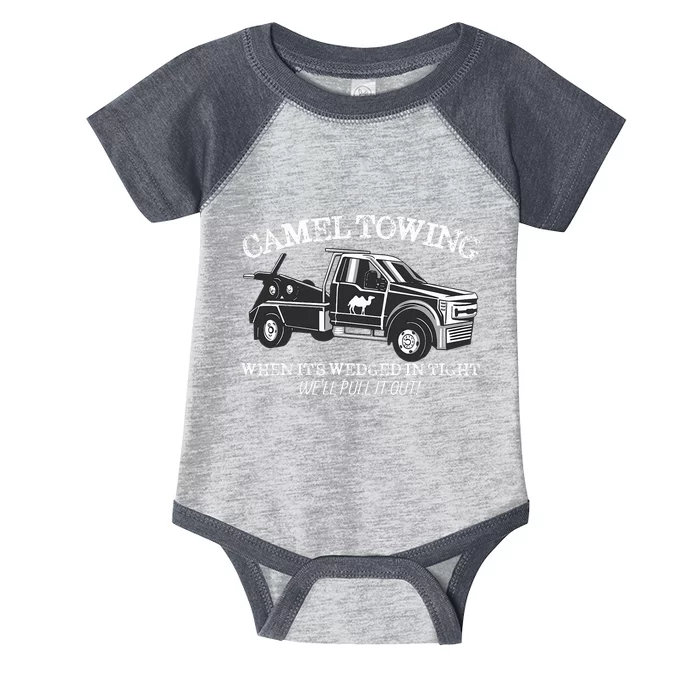 Camel Towing Inappropriate Humor Humor Camel Towing Infant Baby Jersey Bodysuit