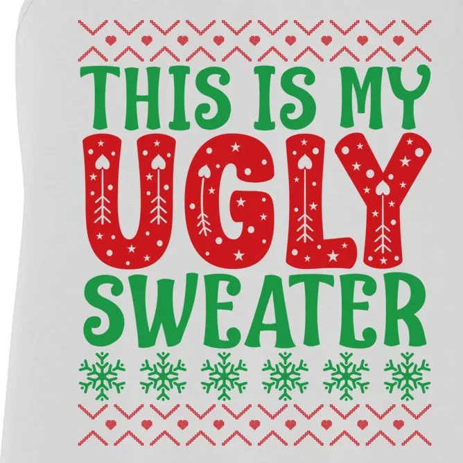 Cool This Is My Ugly Christmas Sweater Women's Racerback Tank