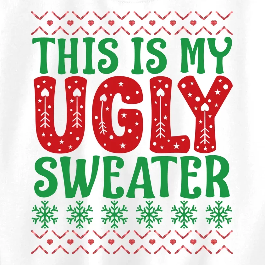 Cool This Is My Ugly Christmas Sweater Kids Sweatshirt