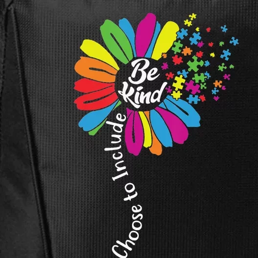 Choose To Include Special Education Teacher Autism Awareness City Backpack