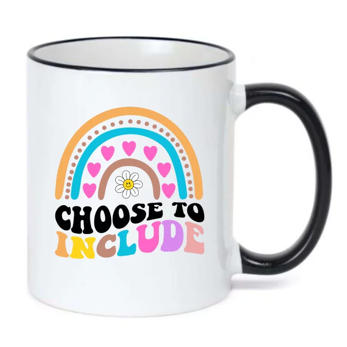 Choose To Include Colorful Rainbow Black Color Changing Mug