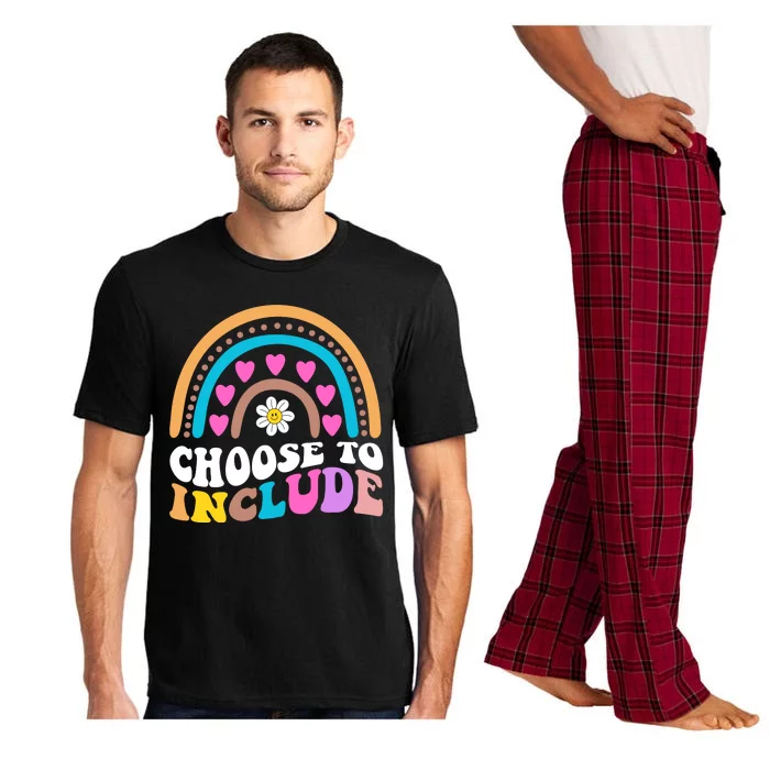 Choose To Include Colorful Rainbow Pajama Set