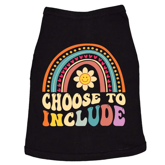 Choose To Include For Autism Teacher Special Education SPED Doggie Tank