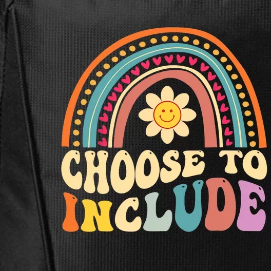 Choose To Include For Autism Teacher Special Education SPED City Backpack