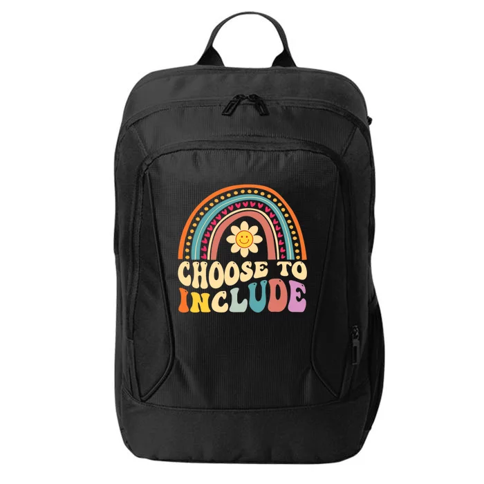 Choose To Include For Autism Teacher Special Education SPED City Backpack