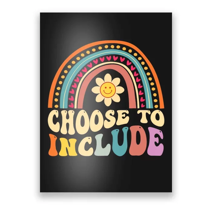 Choose To Include For Autism Teacher Special Education SPED Poster