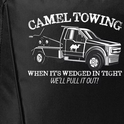 Camel Towing Inappropriate Humor Adult Humor Camel Towing City Backpack