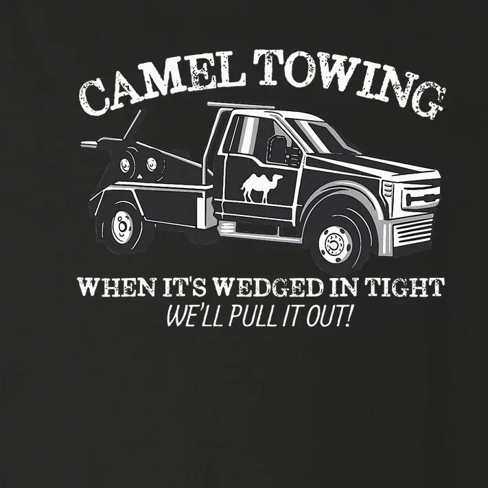 Camel Towing Inappropriate Humor Adult Humor Camel Towing Toddler Long Sleeve Shirt